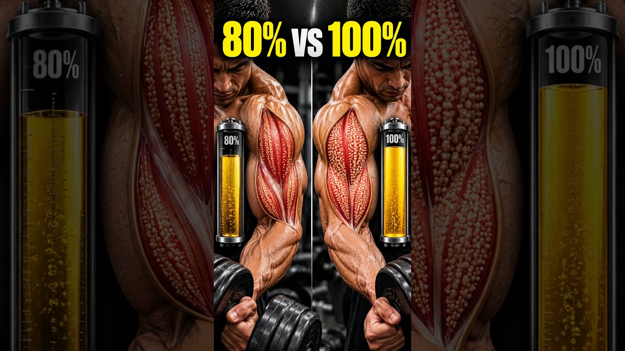 YOUR GLYCOGEN DOESN’T NEED TO BE 100% FULL! #shorts