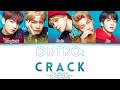 BTS 日本語字幕 OUTRO CRACK Lyrics Color Coded Eng mp3