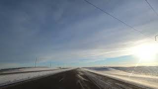 Driving Part 3 from Bismarck to Jamestown, North Dakota / Auto-Pilot Would be Great to Have Here
