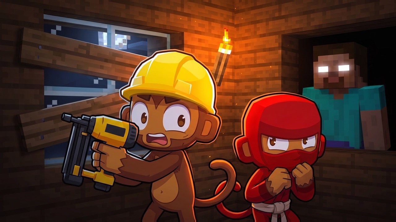 Can BTD6 Towers Survive Minecraft HORROR Mods?
