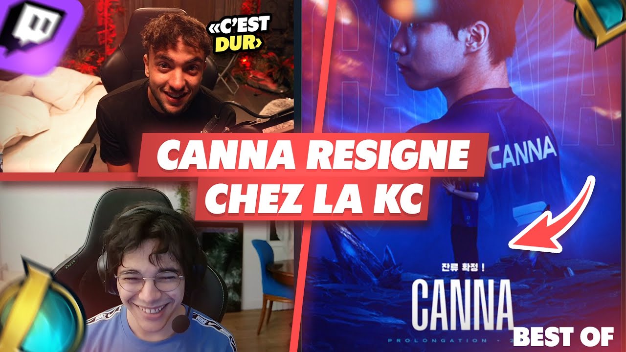 CANNA RESIGNE CHEZ LA KCORP, INOXTAG FIN DE CHALLENGE - Best Of LoL 