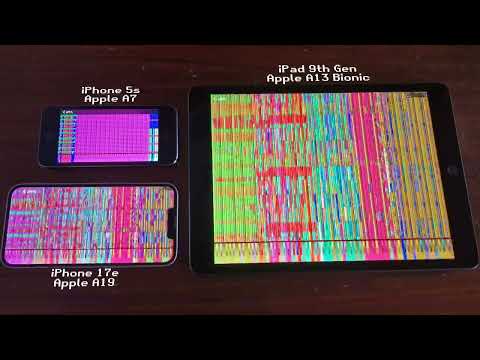 My Apple Devices vs Bad Apple!! 7.67 Million [Black MIDI Benchmark]