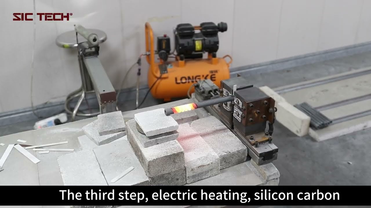 Silicon carbon rod resistance measurement