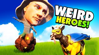 Super Hero Goat Forces HUMANS To DO Weird Things In Goat Simulator 3! screenshot 4
