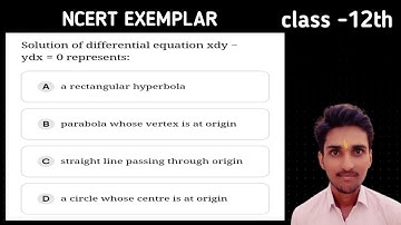 The solution of differential equation  xdy - ydx = 0 represents.