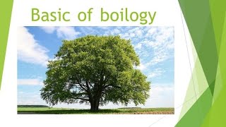 Basic Things Of Biology