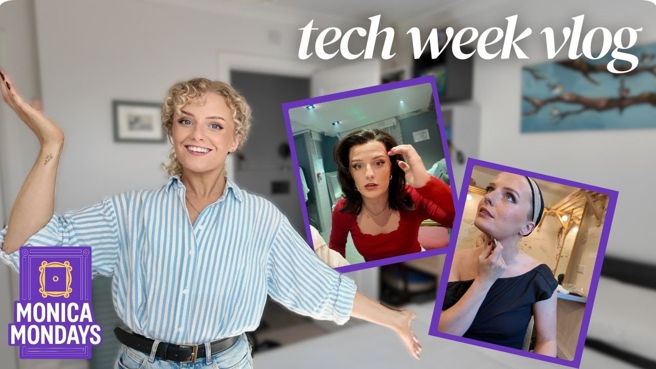 MEET THE FRIENDS!!🎭| tech week, wig try on, costumes, meet the cast