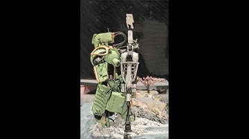 Mecha diorama 1/200 scratchbuild