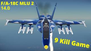 Dropping 9 Kills with the F-18C MLU 2 Stock Grinding... - War Thunder