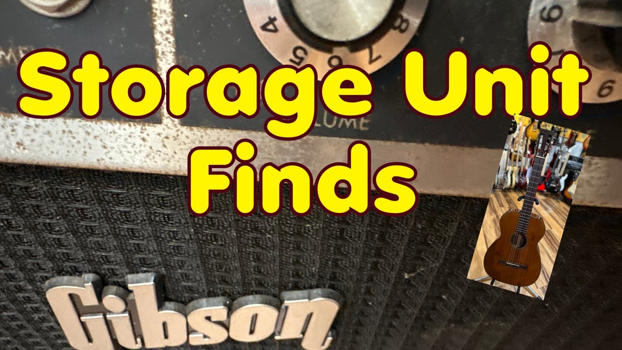 Storage units full of great guitars