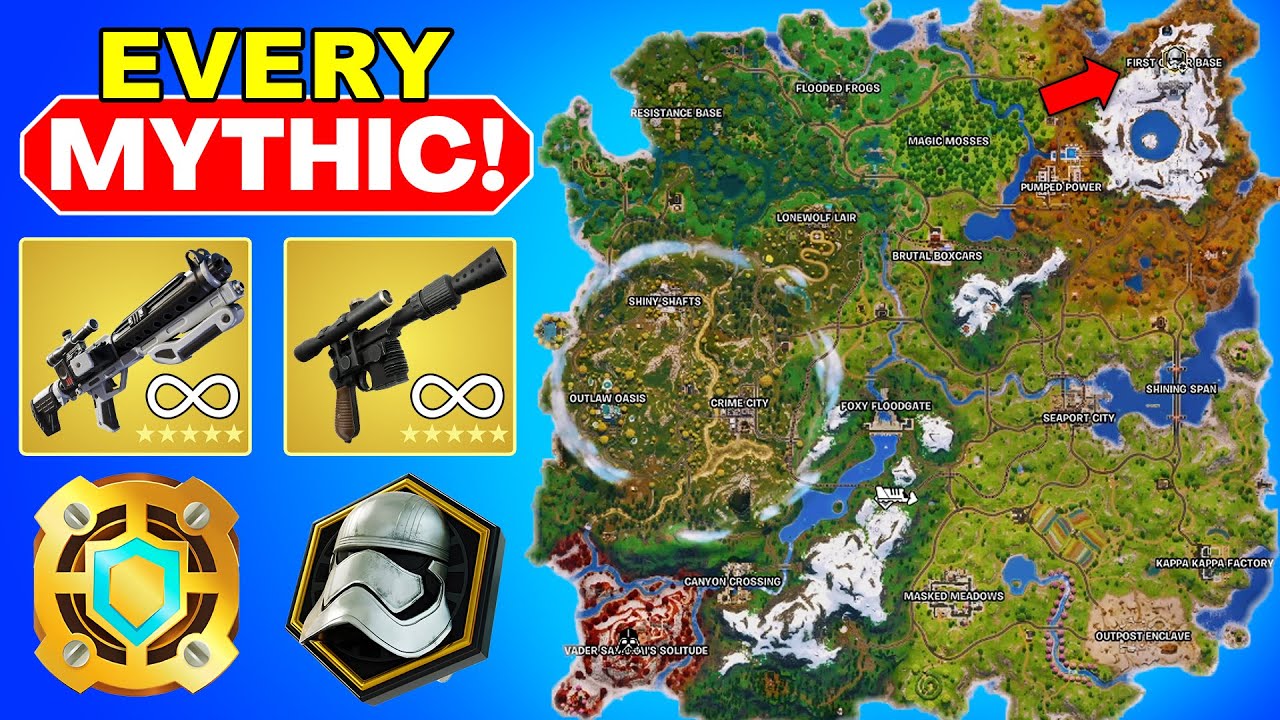 I Got All Mythic Weapons And Medallions In One Game In Fortnite - YouTube