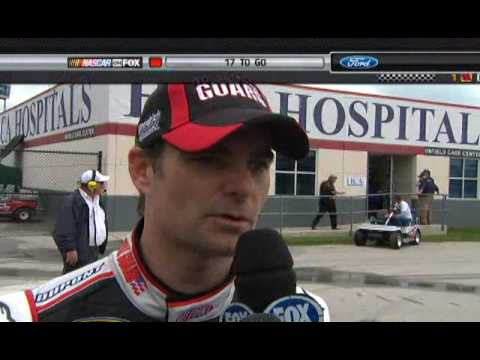 2010 Samsung Mobile 500- Jeff Gordon Post-Race Rea...