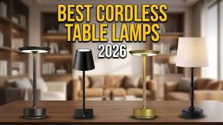 ▶️ Best Cordless Table Lamps 2026: High-Quality Rechargeable Lights