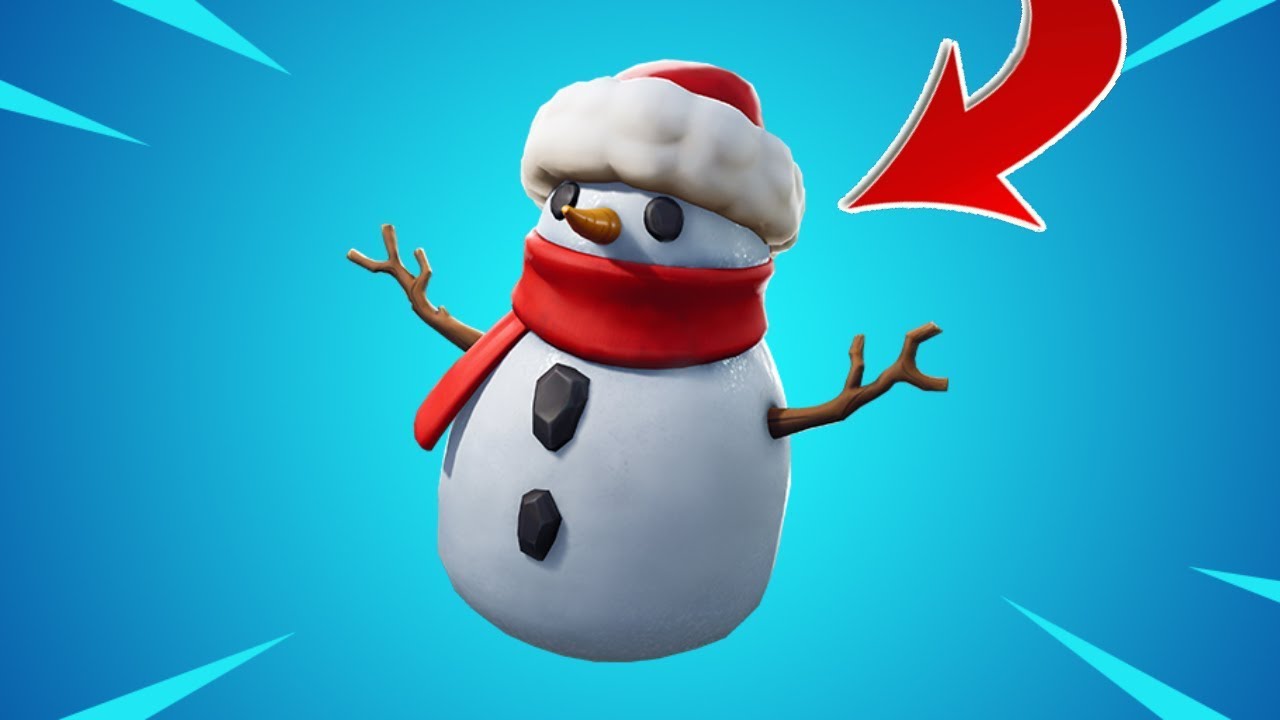 The New SNEAKY SNOWMAN in Fortnite..