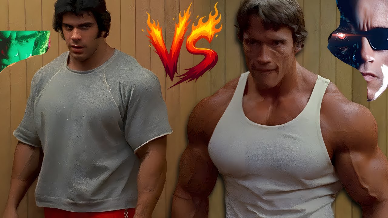 Arnold Schwarzenegger vs Lou Ferrigno | Pumping Iron Motivation | Bodybuilding Rivalry