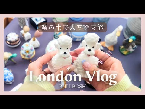 ロンドンのポートベローで購入したヴィンテージのテディベア ロンドン蚤の市】可愛すぎる犬アンティークに一目惚れ🇬🇧ポートベロー