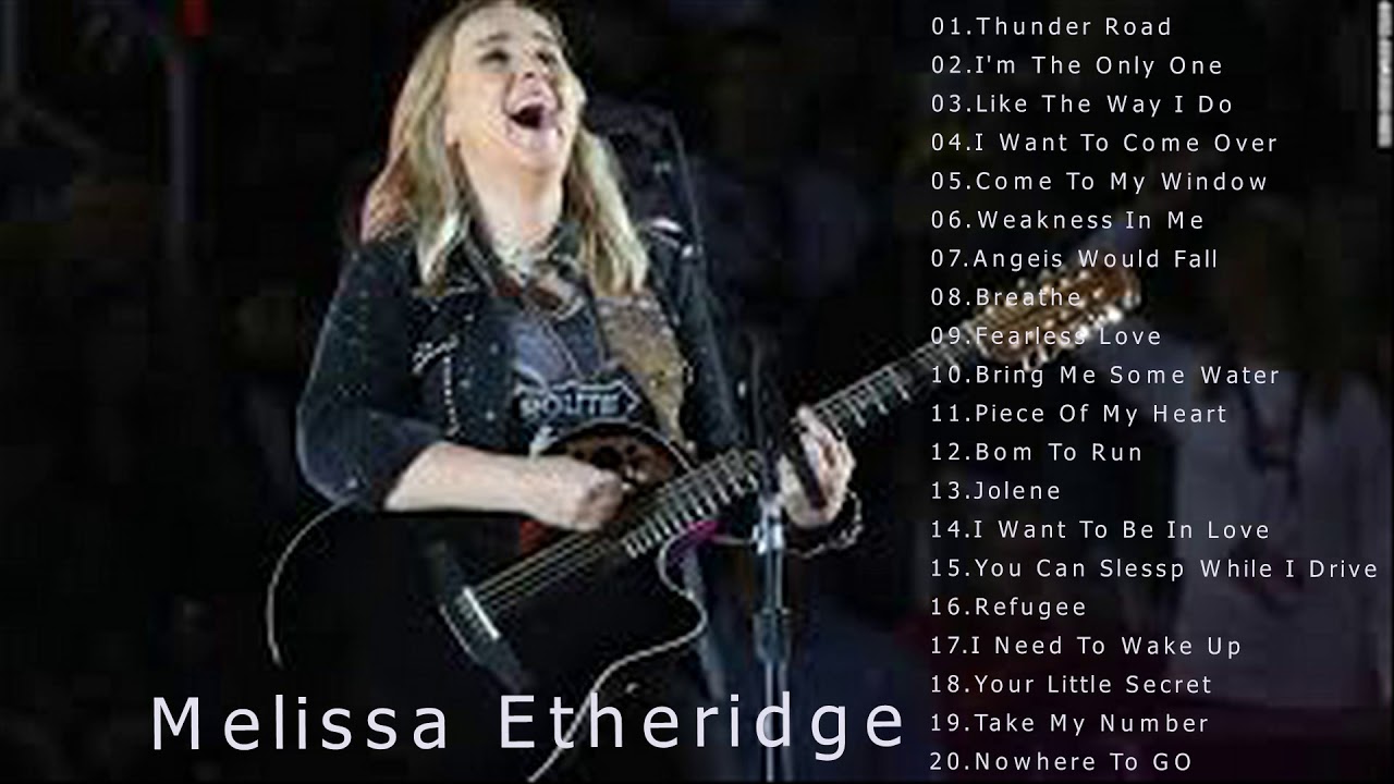 melissa etheridge tour song list