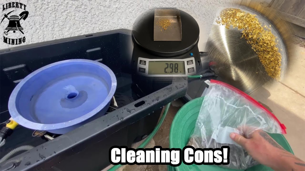 Cleaning Gold Concentrates YouTube