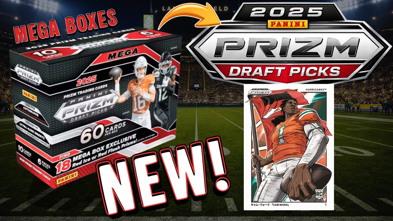 $180 ON 2025 PANINI PRIZM DRAFT PICKS MEGA BOXES - WORTH IT?