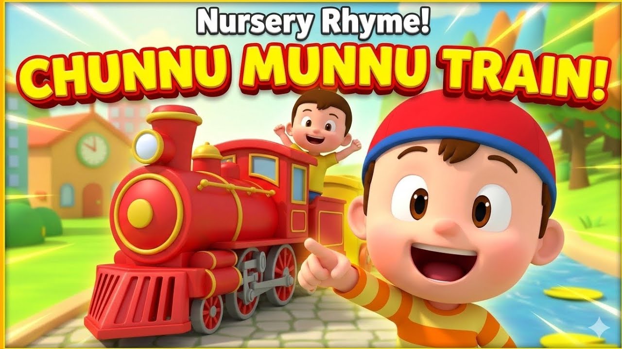 Chunnu Munnu Ki Train 🚂 | Nursery Rhymes for Kids | Popular Urdu Kids ...