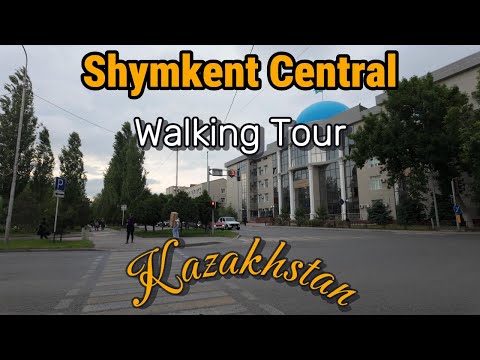 シムケントの街歩き動画