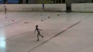 Neda's first skating competition
