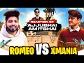 Romeo vs xmania ajjubhai  amitbhai reaction on aukat clash battle garena free fire