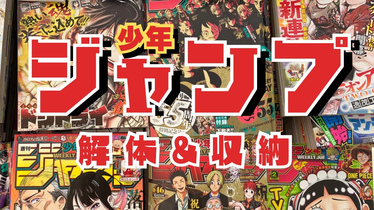 【ちょいネタバレ】週刊少年ジャンプを解体&収納（ヒロアカ）