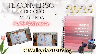 💖 Decoro en mi Agenda 1 al 6 setiembre - Video #119