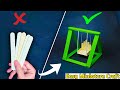 POPSICLE Stick Craft (एक क्रीम छड़ी स्विंग) How to make swing jhula at home  (Amazing idea)