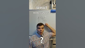 What makes 196 unique? #196 #numbers #number196 #math #LychrelNumbers #Lychrel #maths