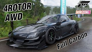 Forza Horizon 5 - อย่างเดือด! 4โร ขับ4 Full Carbon จัดเต็มกับชุดแต่งทรงสนาม (Mazda RX-7)