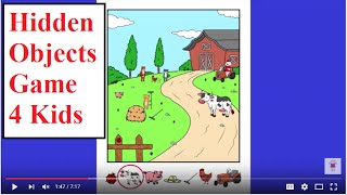 Seek & Find Children's Game: Friend on the Farm Hidden Objects Picture