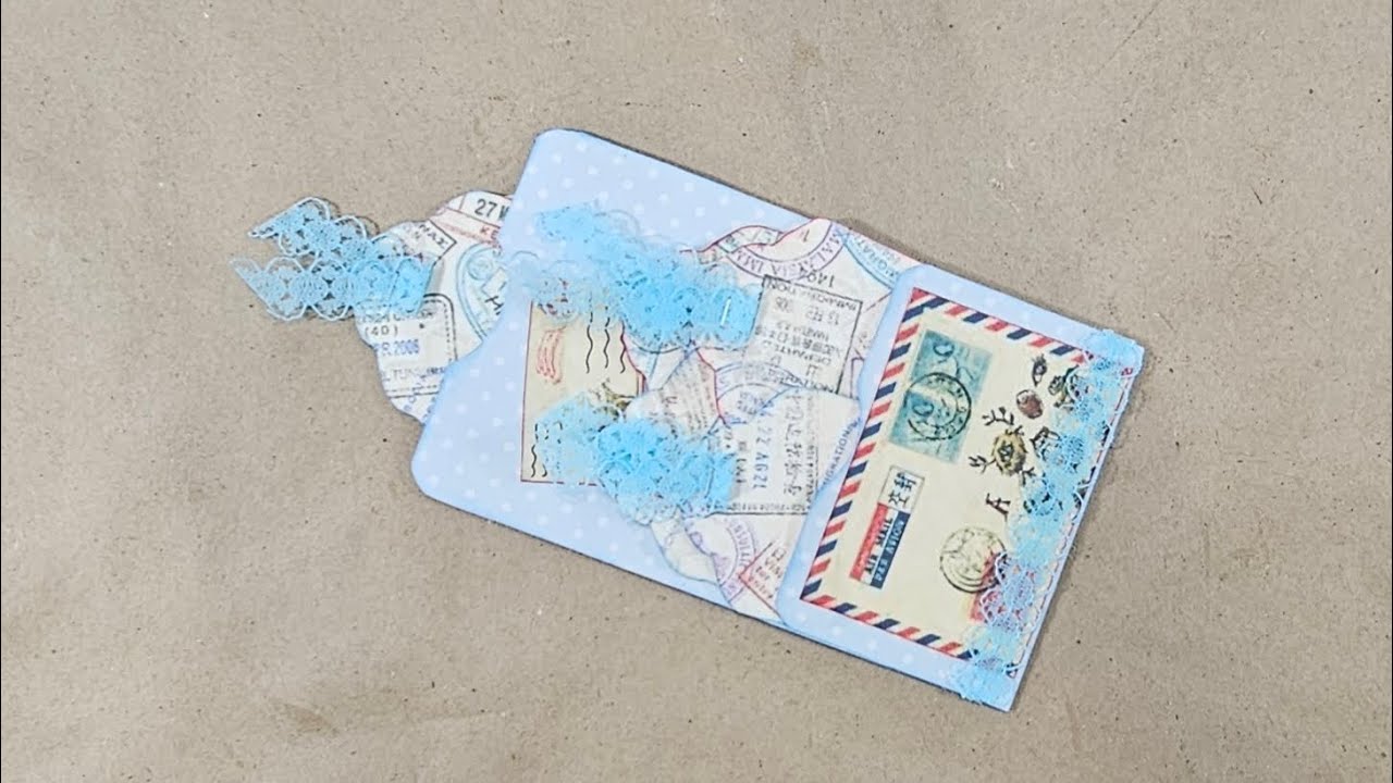 Pocket Project Quick And Easy Pocket Project From An Envelope - YouTube