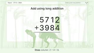 5712   3984 Long Addition, Step by Step (2026)