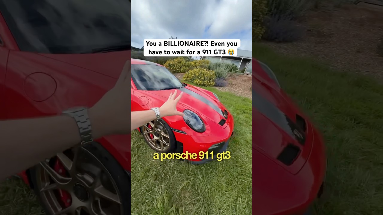 Even BILLIONAIRES have to WAIT for this 911 GT3… 😭