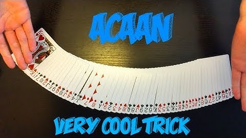 ACAAN: Super Impressive Card Trick Performance and Tutorial!