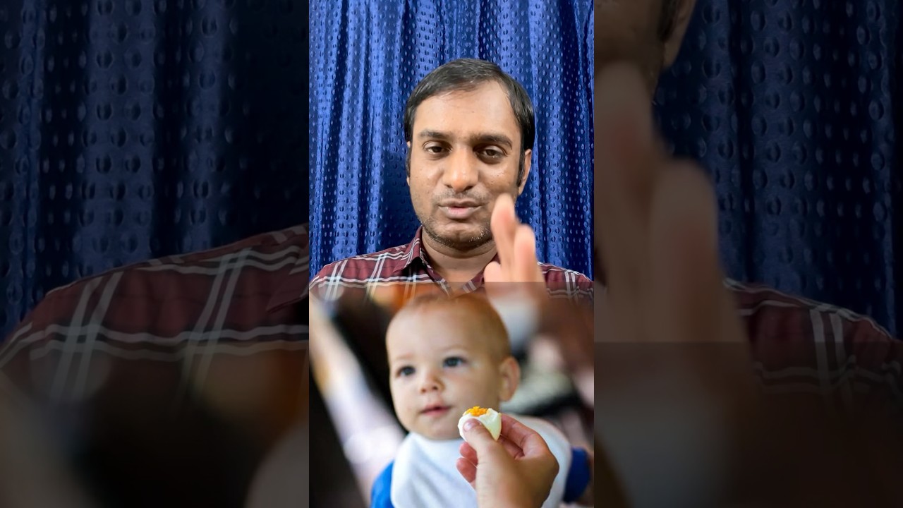 Giving eggs 🥚 to babies 👶 #babycaretips