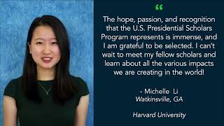 Announcing the 2023 class of U.S. Presidential Scholars!