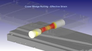 Cross Wedge Rolling Simulation