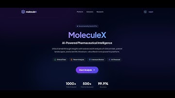 MoleculeX – Autonomous AI Research Analyst for Pharma