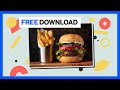 Restaurant Ad Video Template Editable