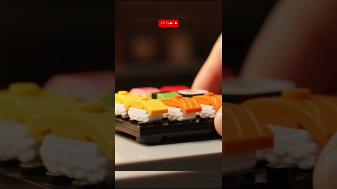 Lego Sushi Bar Miniature Japanese Dining Brought To Life ByHuman Hands Shorts Legoshorts