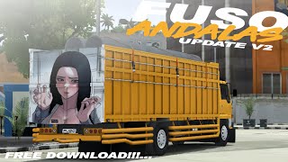 share || mod truk FUSO VAR ANDALAS UPDATE V2 by Muhklas peo terbaru $$$$$ || mod bussid terbaru 2026