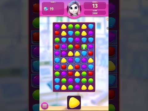 Talking Angela Color Splash Level Fail #outfit7limited
