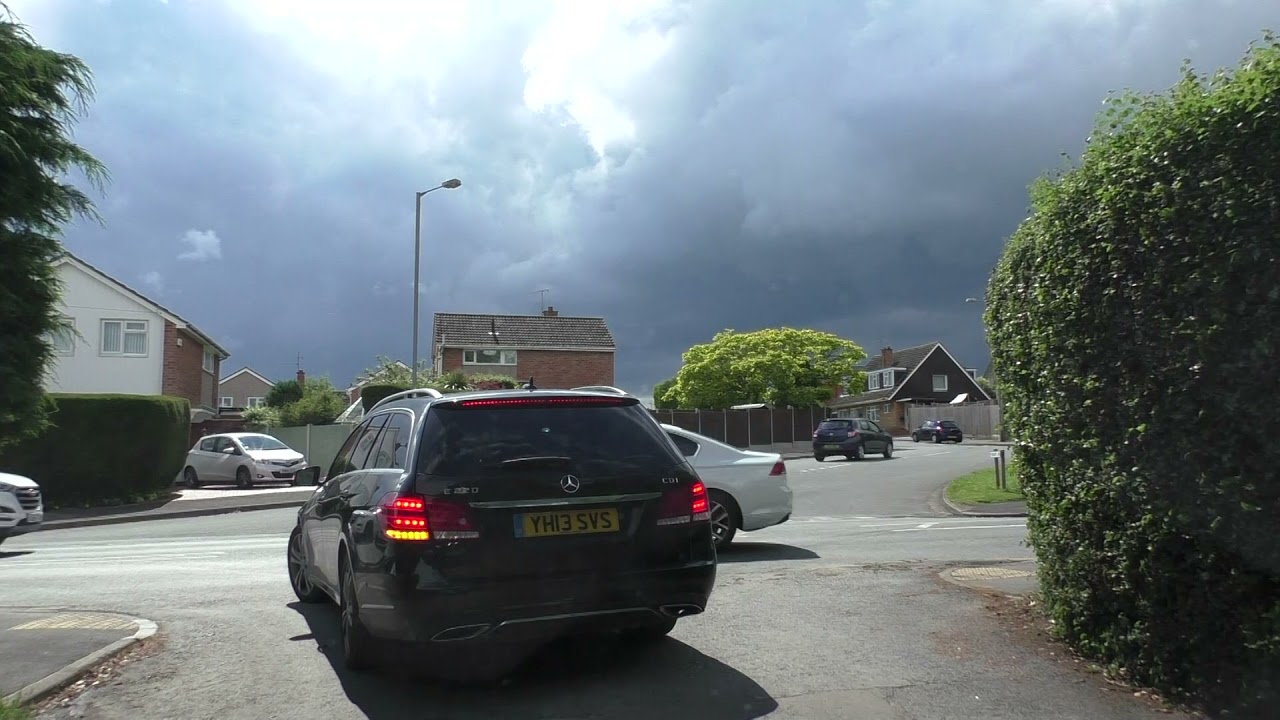 Driving On Hallow Road, Horsford Road, Riverview Close & Hallow Road