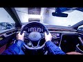 2020 VW Arteon Shooting Brake 280HP NIGHT POV DRIVE Onboard (60FPS)