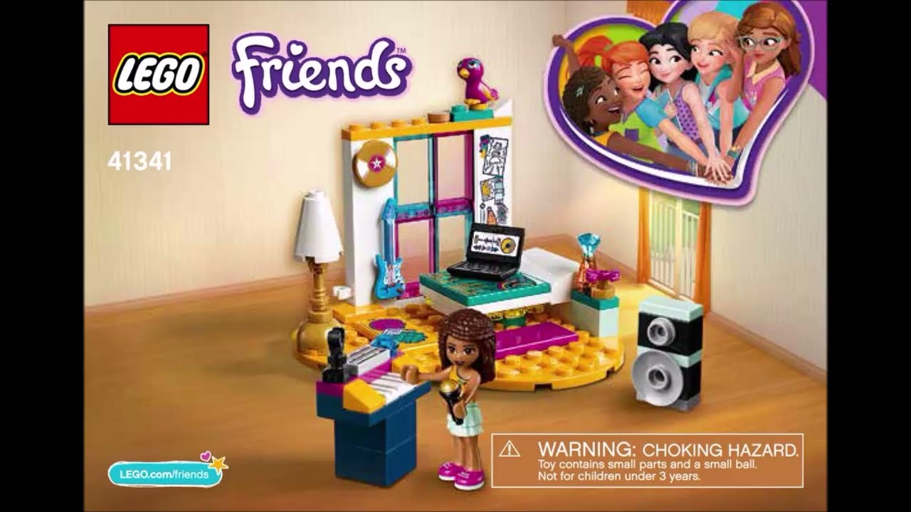 LEGO 41341 Instructions | Friends | Andrea's Bedroom | Bedrooms