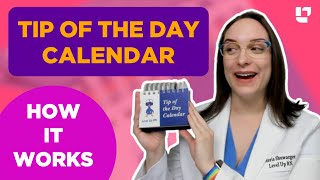 Level Up RN Tip of the Day Calendar @LevelUpRN