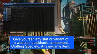 Cyber Engine Tweaks like in-game console for macOS. Apple Silicon Native - How to install and use screenshot 3